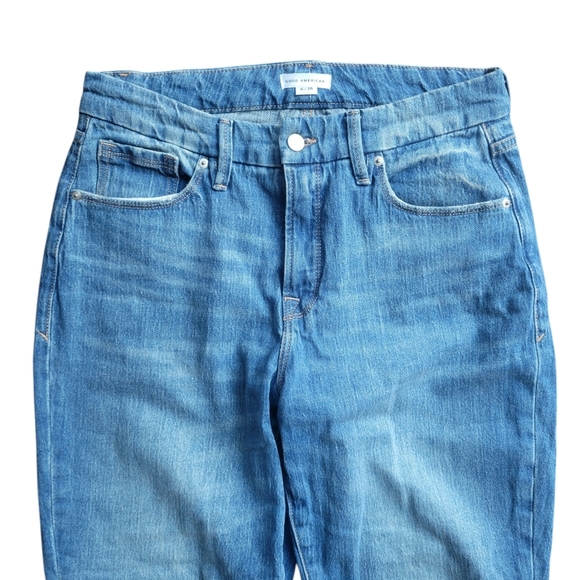 Good American Distressed Hem Jeans - Picture 3 of 7